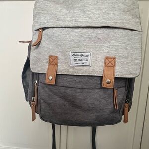 Eddie Bauer Two-Tone Diaper Backpack